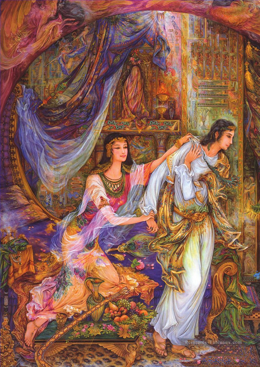 El Casto el profeta Jose miniature persane contes de fées Peintures à l'huile